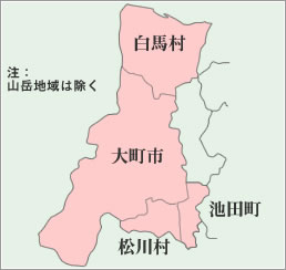 松田牛乳 宅配エリア